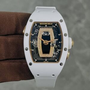 White and Gold Luxury Watch